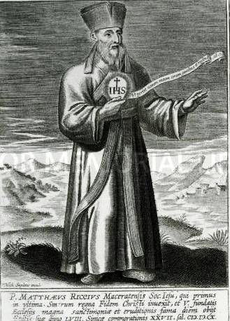 Jėzuitas Matteo Ricci (1552–1610), dirbęs kaip karališkasis astronomas imperatoriaus dvare Pekine