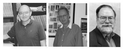 Chaoso valdymo mokslo pradininkai: Edvardas Otas, Celsio Grebodži ir Džeimsas A. Jorkas