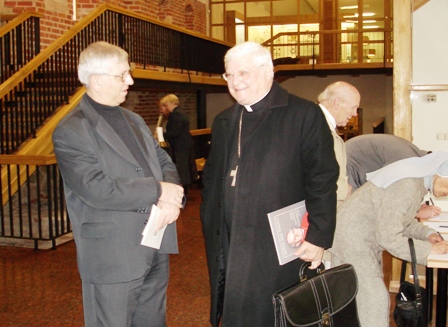 Konferencijoje: Jėzaus Draugijos Generalinio vyresniojo asistentas Adam Żak ir Telšių vyskupas Jonas Boruta SJ