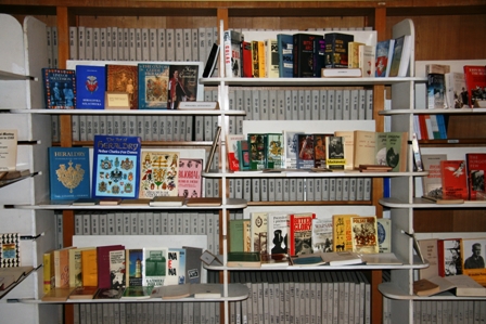 Mykolo Giedraičio dovanotos knygos parodoje LMAB 2009 m.