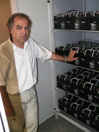 „LitGrid“ projektui vadovaujantis doc. dr. Algimantas Juozapavičius prie superkompiuterio