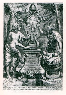 Labiausiai pagarsėjo Motiejaus Kazimiero Sarbievijaus „Lyrikos“ 1632 m. leidimas, kuriam titulinį lapą sukūrė Paulis Rubensas
