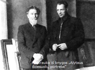 Vytautas Maknys su savo dėde, motinos broliu, dailininku Antanu Žmuidzinavičiumi