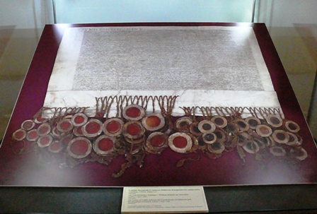 Parodoje Taikomosios dailės muziejuje eksponuojamas Liublino unijos Aktas