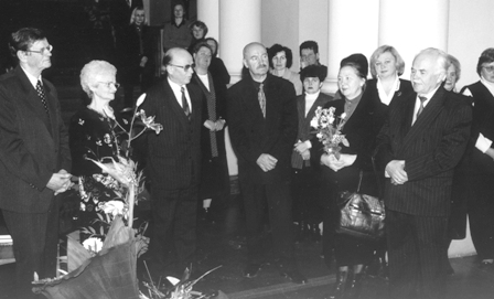 Taip gausiai susirinkusi mokslo bendruomenė pagerbė Vytauto Merkio 75-erių metų jubiliejų 2004 metais