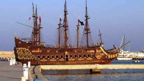 Laivas „galleonas“, kuriuo jėzuitai keliaudavo į Tolimuosius Rytus N. Trigault ir A. Rudaminos laikais