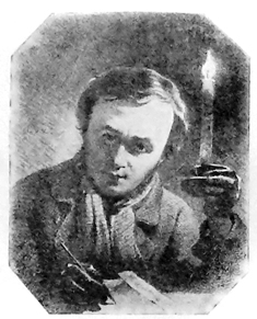 Taraso Ševčenkos autoportretas 1845 m.; graviūra sukurta 1860 m.