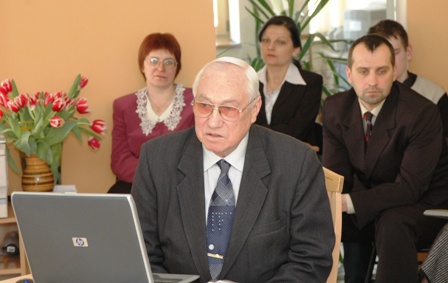 Akademiko brolis prof. Petras Čyras skaitė pranešimą apie gaisrus ir darbuotojų saugą statybų objektuose