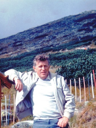 Algimantas Grigelis Aukštųjų Tatrų papėdėje prie Zakopanės, Lenkija, 1975