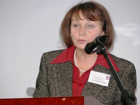 Prof. Ona Ragažinskienė, viena iš konferencijos organizatorių