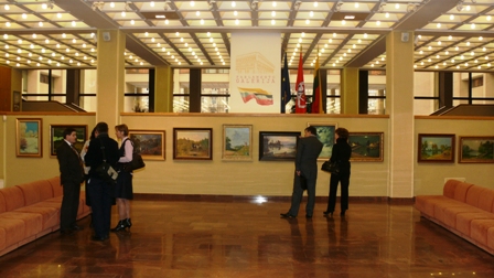 LR Seimo Dailės galerijoje vykusi paroda „Nestoras Kizenka – spalvingosios Ukrainos dailininkas“